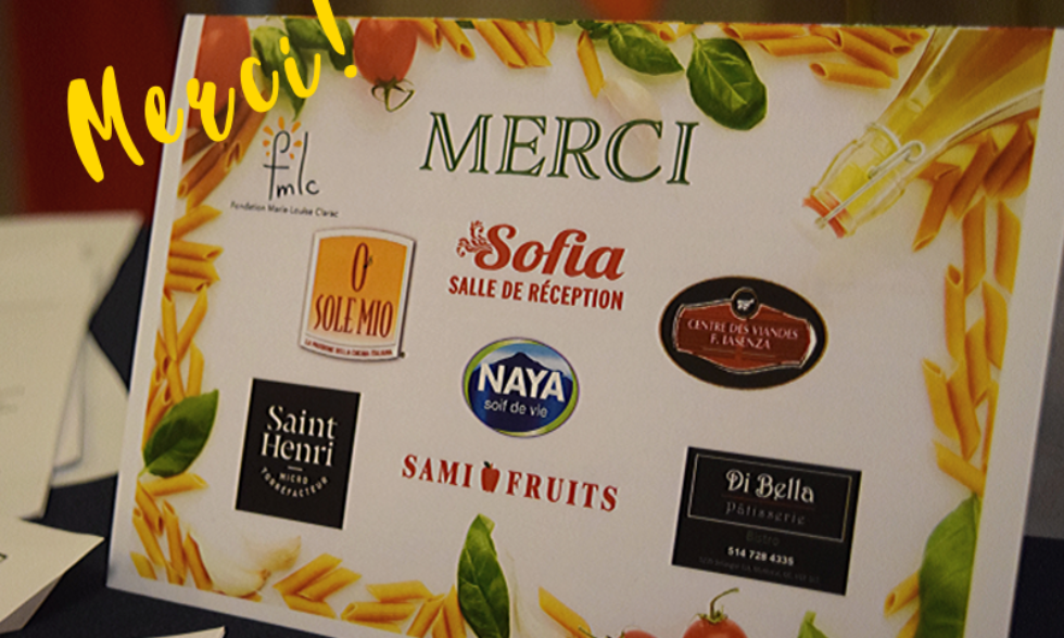Remerciements – Souper spaghetti FMLC 2019 Remerciements – Souper spaghetti FMLC 2019