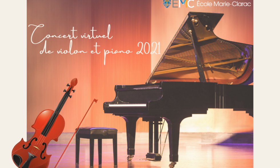Concert virtuel de violon et piano 2021! Concert virtuel de violon et piano 2021!